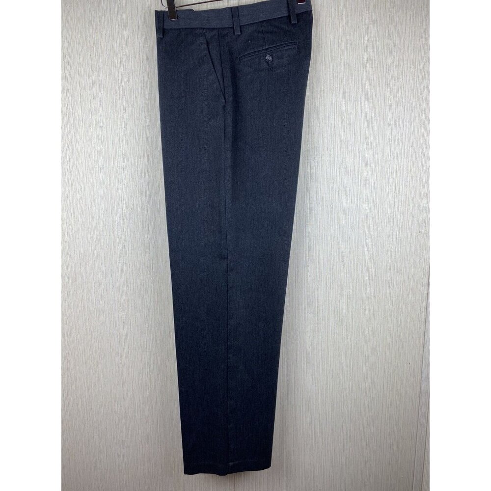 Dockers D3 Mens 34x32 Gray Pants Flat Front Dress Slacks